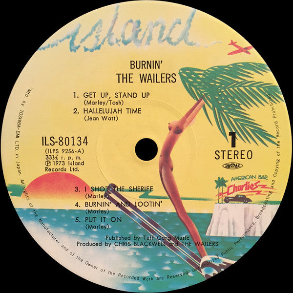 The Wailers - Burnin' (Vinyl, LP, Album)