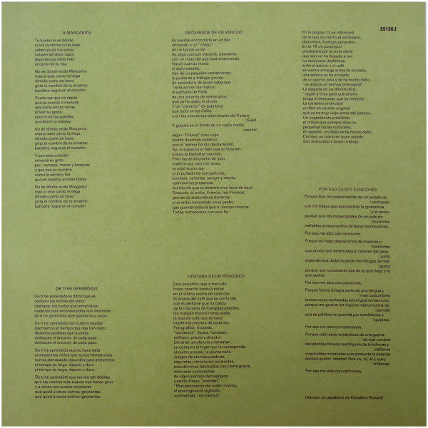 Joan Isaac - Viure (Vinyl, LP, Album) Very Good Plus (VG+) / Very Good (VG)