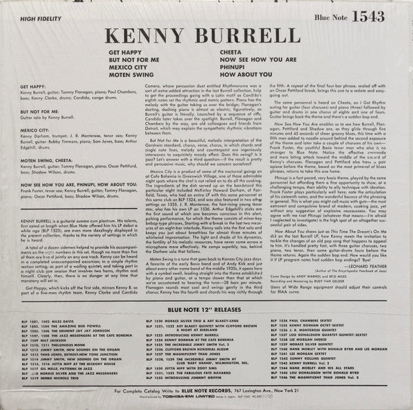 Kenny Burrell - Kenny Burrell (Vinyl, LP, Album, Limited Edition, Reissue, Mono) Very Good Plus (VG+) / Very Good Plus (VG+)