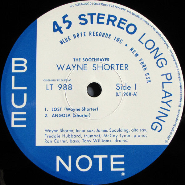 Wayne Shorter - The Soothsayer (2xVinyl, LP, 45 RPM, Album, Limited Edition, Reissue) Very Good Plus (VG+) / Near Mint (NM or M-)