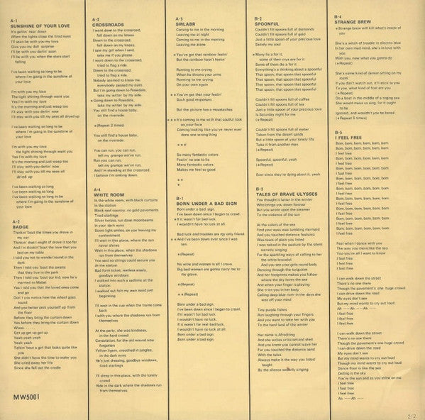 Cream (2) - Portrait Of Cream (Vinyl, LP, Compilation, Special Edition) Good Plus (G+) / Very Good (VG)