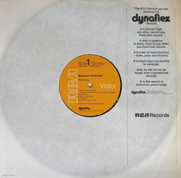 The Kinks - Muswell Hillbillies (Vinyl, LP, Album, Stereo) Near Mint (NM or M-) / Very Good (VG)
