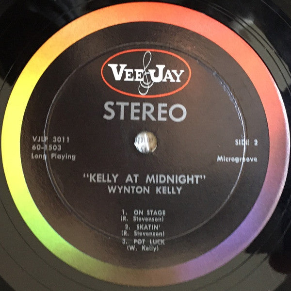 Wynton Kelly - Kelly At Midnite (Vinyl, LP, Album, Stereo) Good Plus (G+) / Good Plus (G+)