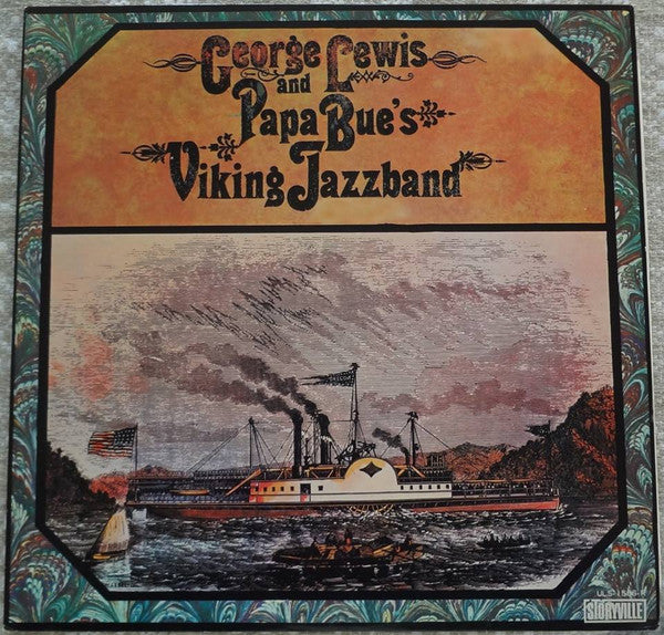 George Lewis (2) - George Lewis And Papa Bue's Viking Jazzband (Vinyl, LP, Album, Stereo) Very Good Plus (VG+) / Very Good Plus (VG+)