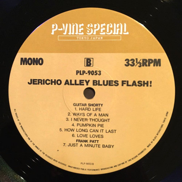 Various - Jericho Alley Blues Flash! (Flash/Canton/Pull 1955-1959) (2xVinyl, LP, Compilation, Mono) Very Good Plus (VG+) / Very Good (VG)
