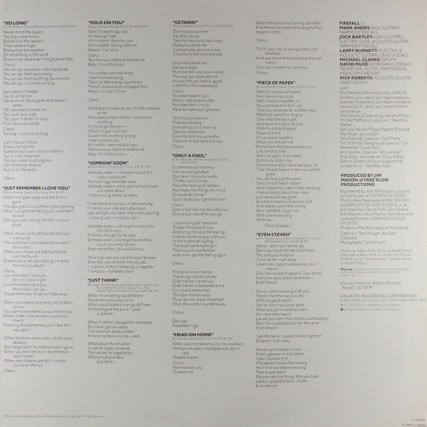 Firefall - Luna Sea (Vinyl, LP, Album)