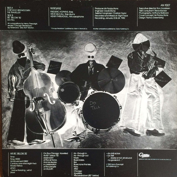 Air (4) - 80° Below '82 (Vinyl, LP, Album) Near Mint (NM or M-) / Very Good Plus (VG+)