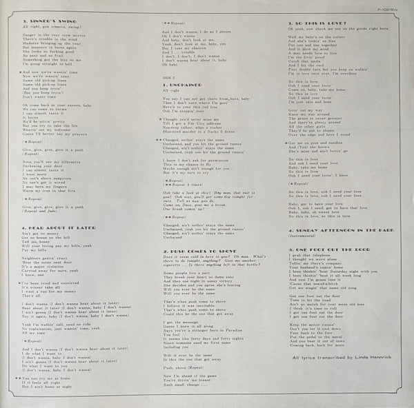 Van Halen - Fair Warning (LP, Album) - Very Good Plus (VG+) / Very Good Plus (VG+)
