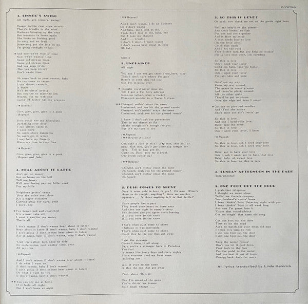 Van Halen - Fair Warning (Vinyl, LP, Album)