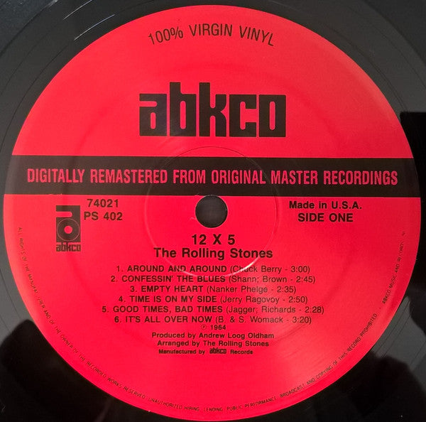 The Rolling Stones - 12 X 5 (Vinyl, LP, Album, Reissue, Remastered) Very Good (VG) / Very Good (VG)