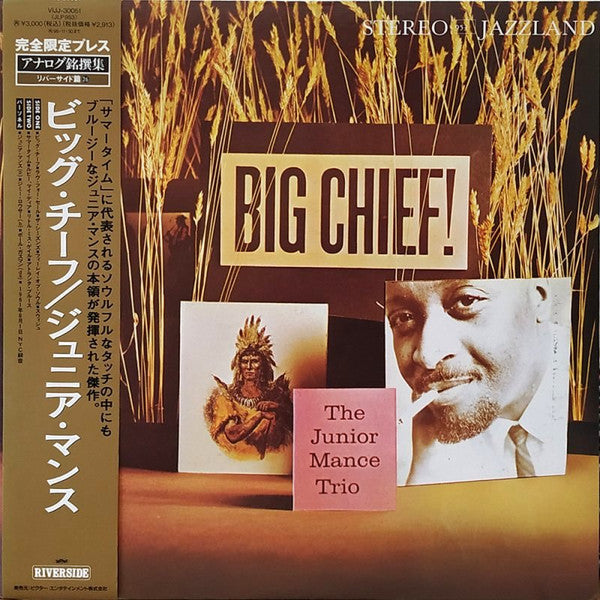 Junior Mance Trio - Big Chief! (Vinyl, LP, Album, Reissue, Stereo) Very Good Plus (VG+) / Very Good Plus (VG+)