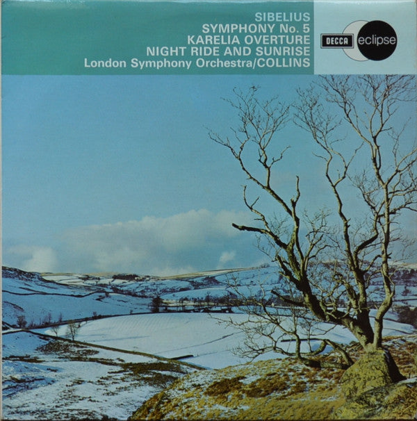 Jean Sibelius - Symphony No. 5 / Karelia Overture / Night Ride And Sunrise (Vinyl, LP, Compilation, Stereo) Good Plus (G+) / Very Good Plus (VG+)