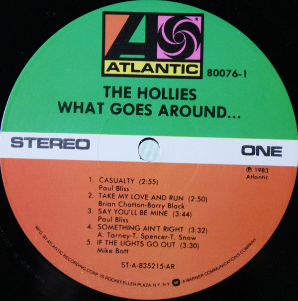The Hollies - What Goes Around... (Vinyl, LP, Album) Very Good (VG) / Very Good (VG)