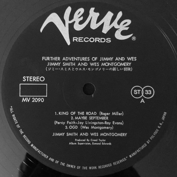 Jimmy Smith - Further Adventures Of Jimmy And Wes (Vinyl, LP, Album...