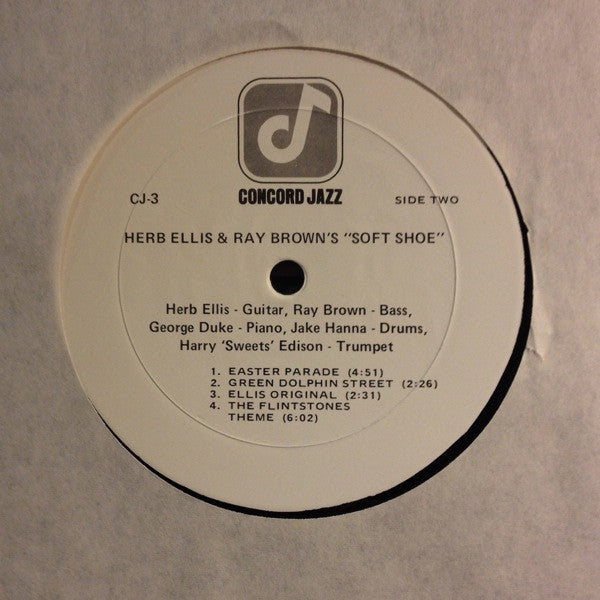 Herb Ellis - Herb Ellis & Ray Brown's Soft Shoe (Vinyl, LP) Very Good Plus (VG+) / Very Good (VG)