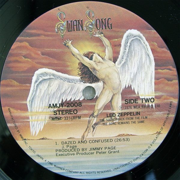 Led Zeppelin - The Soundtrack From The Film The Song Remains The Same (2xVinyl, LP, Album, Reissue) Very Good Plus (VG+) / Near Mint (NM or M-)