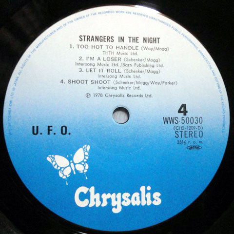 UFO (5) - Strangers In The Night (Vinyl, LP, Album)