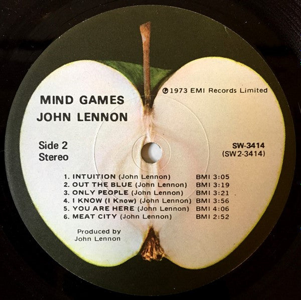 John Lennon - Mind Games (Vinyl, LP, Album) Very Good (VG) / Poor (P)