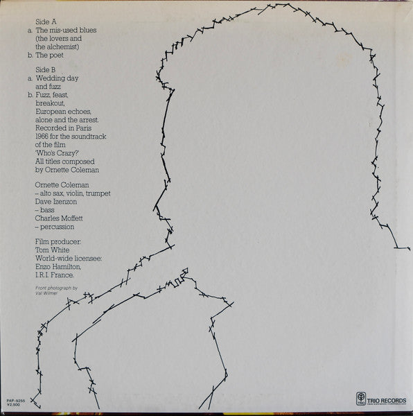 Ornette Coleman - Who's Crazy 2 - La Clef Des Champs 2 (Vinyl, LP, Album, Remastered) Very Good (VG) / Very Good Plus (VG+)