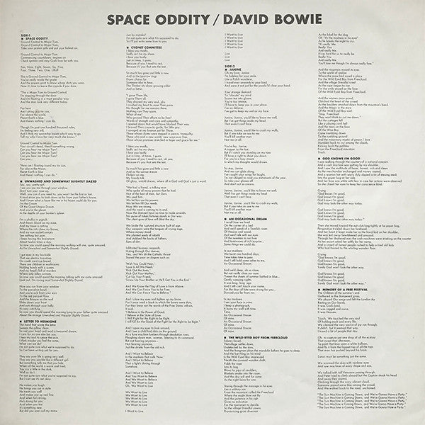 David Bowie - Space Oddity (Vinyl, LP, Album, Reissue)