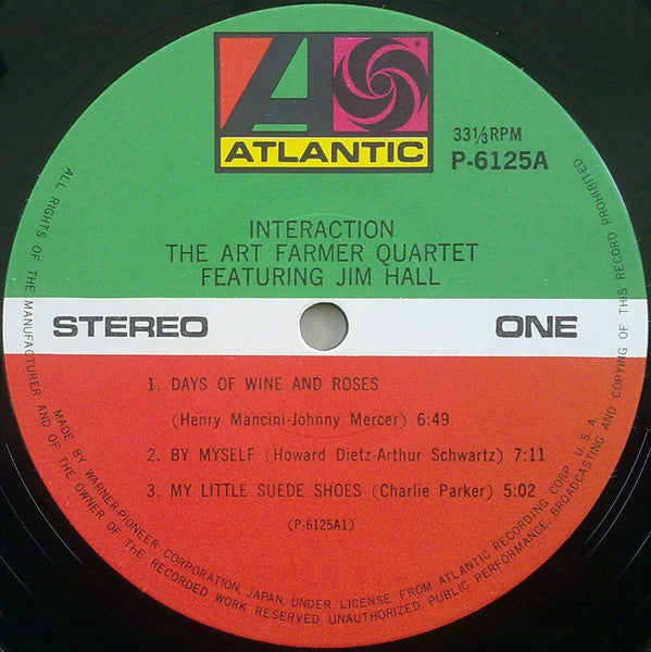 Art Farmer Quartet - Interaction (Vinyl, LP, Album) Near Mint (NM or M-) / Very Good Plus (VG+)
