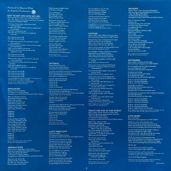 Earth, Wind & Fire - The Best Of Earth, Wind & Fire Vol. I (Vinyl, ...