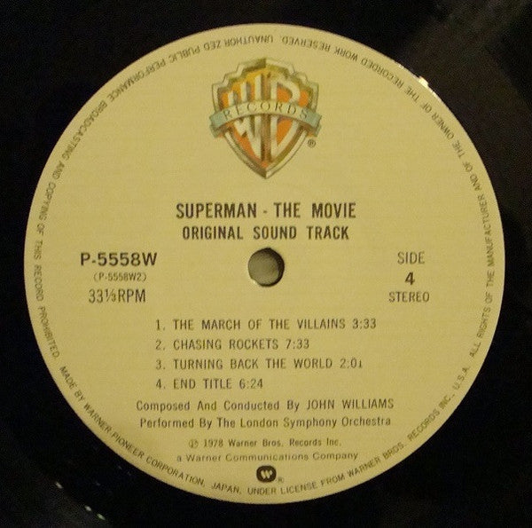John Williams (4) - Superman: The Movie (Original Sound Track) (Vin...