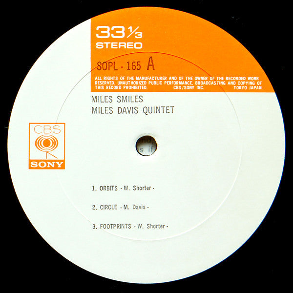 The Miles Davis Quintet - Miles Smiles (Vinyl, LP, Album, Reissue, ...