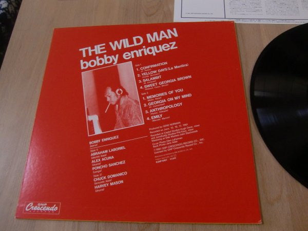 Bobby Enriquez - The Wild Man (Vinyl, LP, Album) Very Good Plus (VG+) / Very Good Plus (VG+)