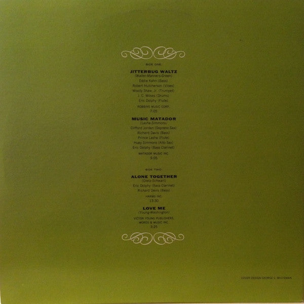 Eric Dolphy - The Eric Dolphy Memorial Album (Vinyl, LP, Album, Reissue) Very Good Plus (VG+) / Very Good (VG)