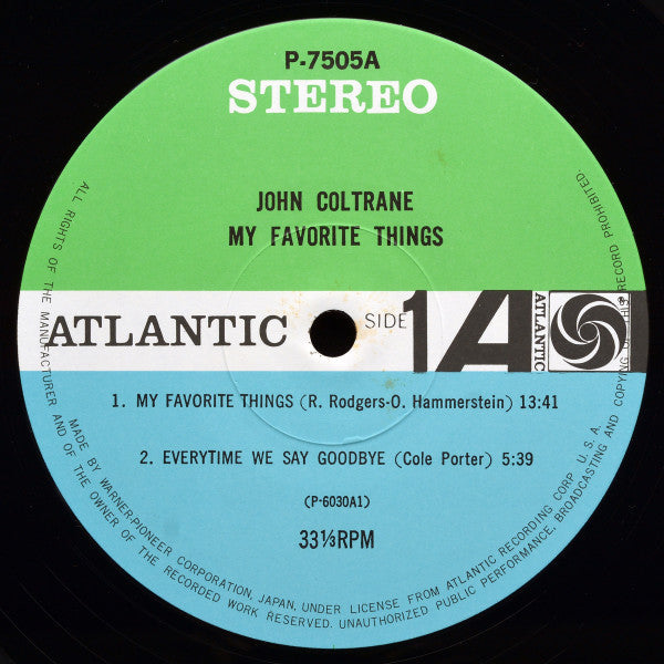John Coltrane - My Favorite Things = マイ・フェイヴァリット・シングス (Vinyl, LP, A...