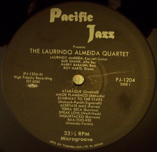 Laurindo Almeida Quartet - Laurindo Almeida Quartet Featuring Bud Shank (Vinyl, LP, Album, Reissue) Very Good (VG) / Very Good (VG)