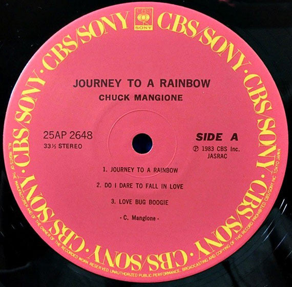 Chuck Mangione - Journey To A Rainbow (Vinyl, LP, Album) Very Good Plus (VG+) / Very Good (VG)