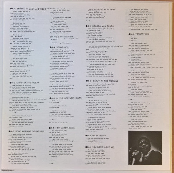 Junior Wells' Chicago Blues Band - Hoodoo Man Blues (Vinyl, LP, Album, Reissue) Very Good Plus (VG+) / Very Good Plus (VG+)