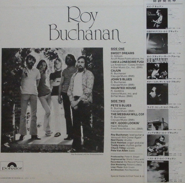Roy Buchanan - Roy Buchanan (Vinyl, LP, Album, Reissue) Very Good Plus (VG+) / Very Good (VG)