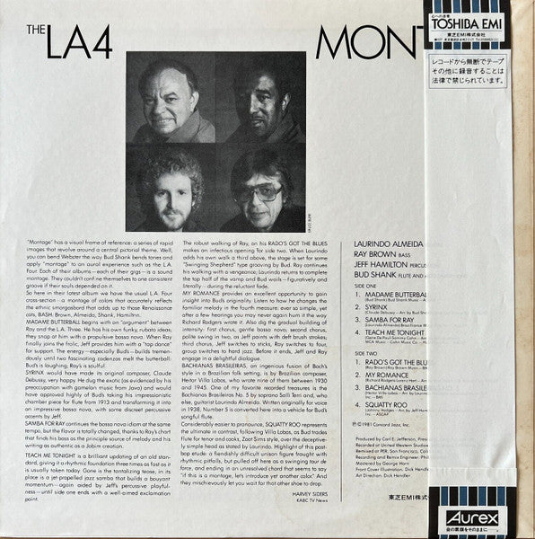 LA4 - Montage (Vinyl, LP, Album) Very Good Plus (VG+) / Very Good (VG)