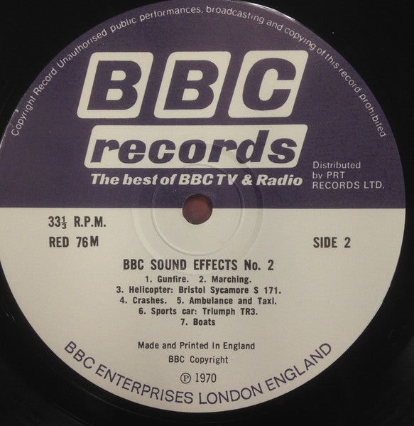 No Artist - Sound Effects No. 2 (Vinyl, LP, Reissue, Mono) Very Good (VG) / Very Good (VG)