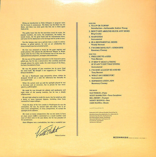Bing Crosby - A Tribute To Duke (Vinyl, LP, Album) Very Good Plus (VG+) / Very Good Plus (VG+)
