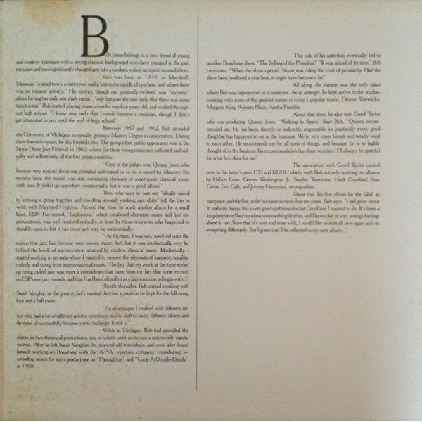 Bob James - One (Vinyl, LP, Album, Reissue)