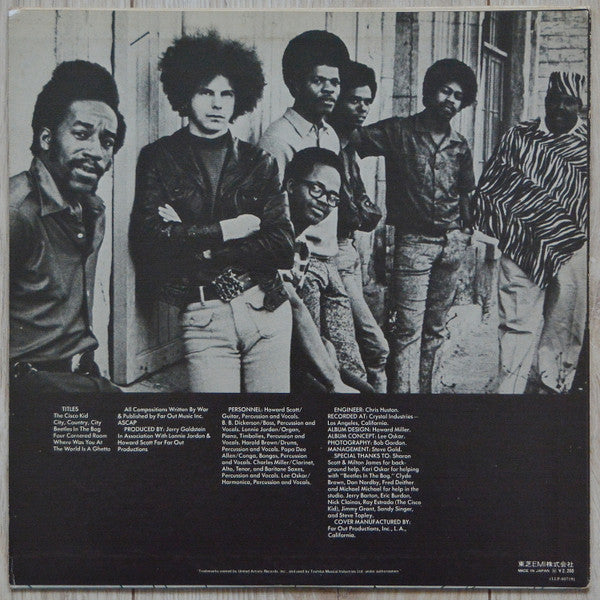 War - The World Is A Ghetto (Vinyl, LP, Album, Repress, Stereo)
