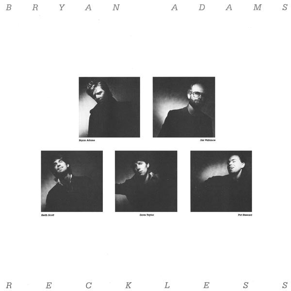 Bryan Adams - Reckless (Vinyl, LP, Album) Very Good (VG) / Very Good Plus (VG+)