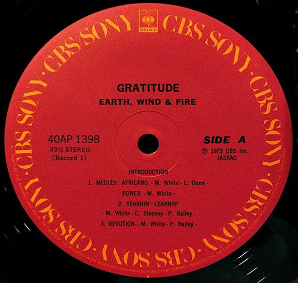 Earth, Wind & Fire - Gratitude (2xVinyl, LP, Album, Reissue) Good Plus (G+) / Good Plus (G+)