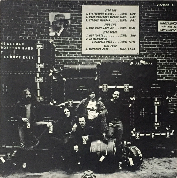The Allman Brothers Band - The Allman Brothers Band At Fillmore East (2xVinyl, LP, Album, Reissue, Stereo) Near Mint (NM or M-) / Very Good Plus (VG+)