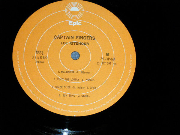 Lee Ritenour - Captain Fingers (Vinyl, LP, Album, Reissue)