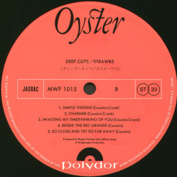Strawbs - Deep Cuts (Vinyl, LP, Album) Very Good Plus (VG+) / Good Plus (G+)