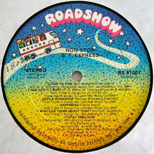 BT Express - Non-Stop (Vinyl, LP, Album, Stereo) Very Good (VG) / Very Good (VG)