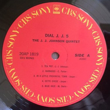 The J.J. Johnson Quintet - Dial J.J. 5 (Vinyl, LP, Album, Reissue, ...