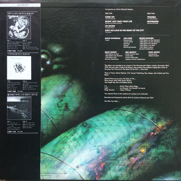 Whitesnake - Live At Hammersmith (Vinyl, LP, Album, Limited Edition) Near Mint (NM or M-) / Very Good Plus (VG+)