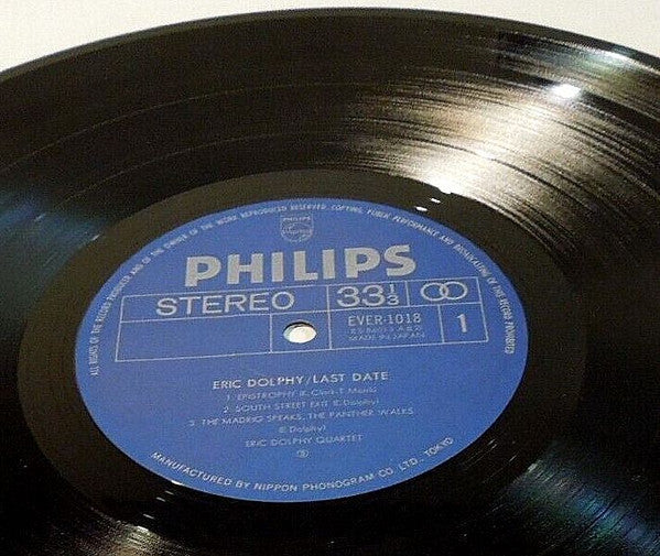 Eric Dolphy - Last Date (Vinyl, LP, Album, Reissue, Stereo) Near Mint (NM or M-) / Very Good (VG)