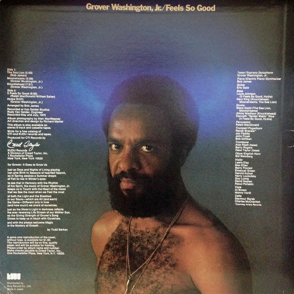 Grover Washington, Jr. - Feels So Good (Vinyl, LP, Album, Limited E...